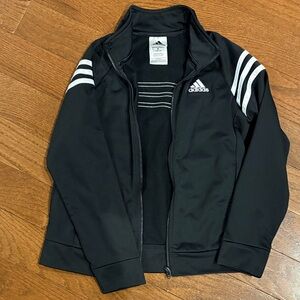adidas Black and White Kids Jacket 10/12